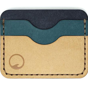 Ocean Breeze wallet from Low Tide Leather