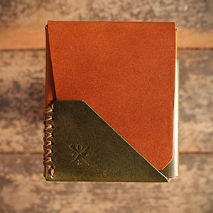 Open Sea Leather Co. Houbei 2.0 two-tone leather wallet